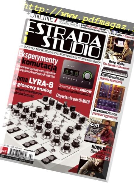 Estrada i Studio – Marzec 2018 Cover