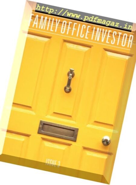Family Office Investor – Issue 3, 2018 Cover