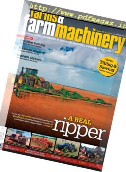 Farms and Farm Machinery – April 2018