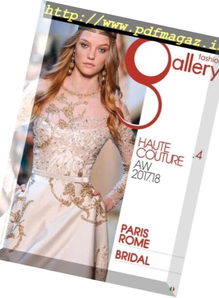 Fashion Gallery Haute Couture – March 2018 Cover