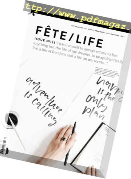 Fete – February 2018 Cover
