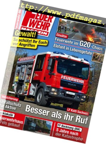 Feuerwehr – Marz 2018 Cover