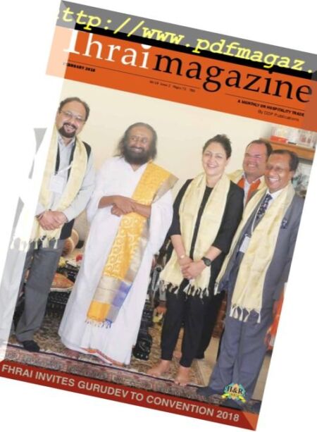 FHRAI – March 2018 Cover