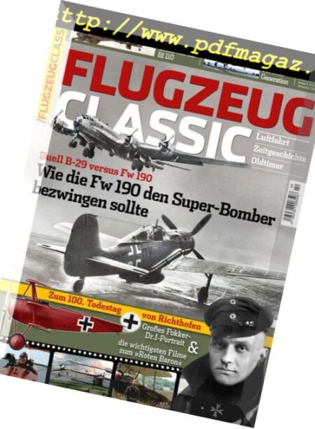 Flugzeug Classic – April 2018 Cover