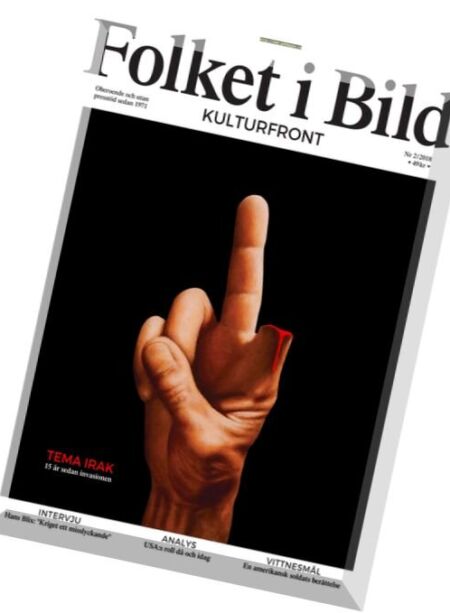Folket i Bild – Nr.2, 2018 Cover