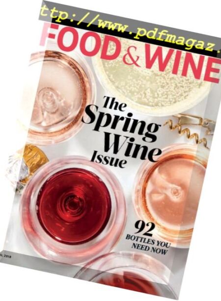 Food & Wine USA – April 2018 Cover