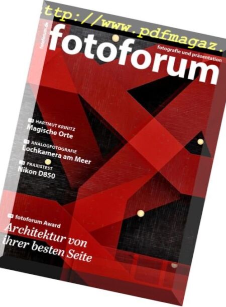 Fotoforum – Januar-Februar 2018 Cover