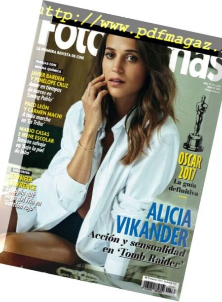 Fotogramas – marzo 2018 Cover