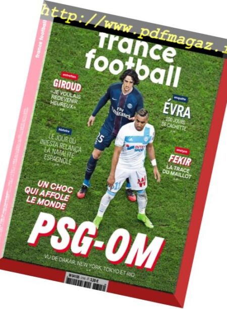 France Football – 19 fevrier 2018 Cover