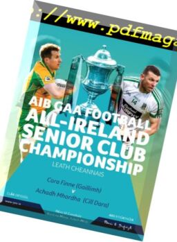 GAA Match Programmes – 17 February 2018