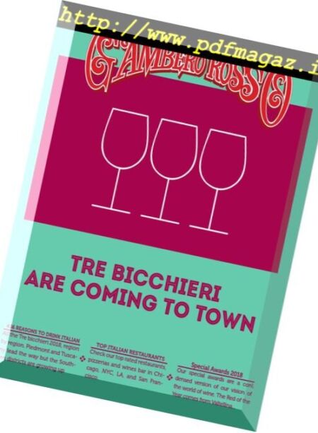 Gambero Rosso – February 2018 Cover