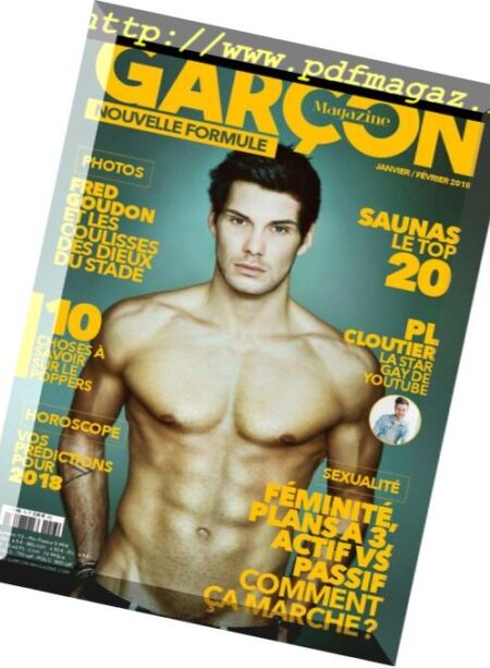 Garcon Magazine – Aout 2018 Cover