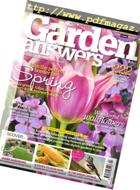 Garden Answers – March 2018 Cover