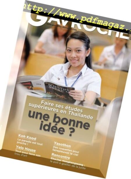 Gavroche Thailande – avril 2018 Cover
