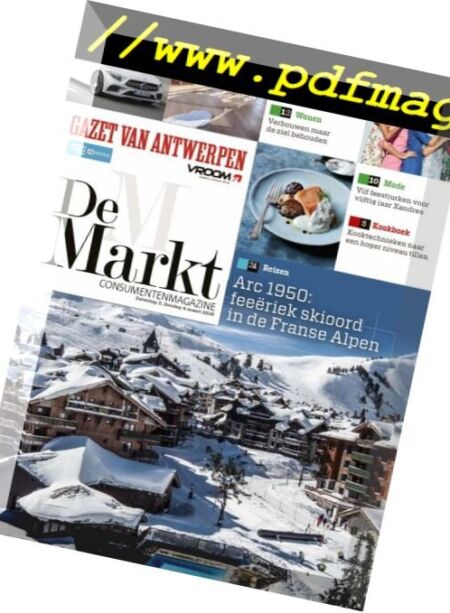 Gazet van Antwerpen De Markt – 3 maart 2018 Cover