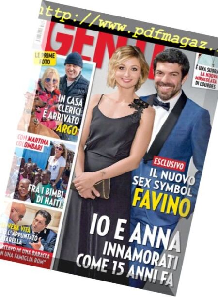 Gente Italia – 27 febbraio 2018 Cover