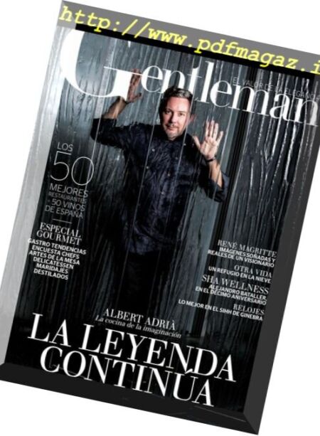 Gentleman Espana – marzo 2018 Cover