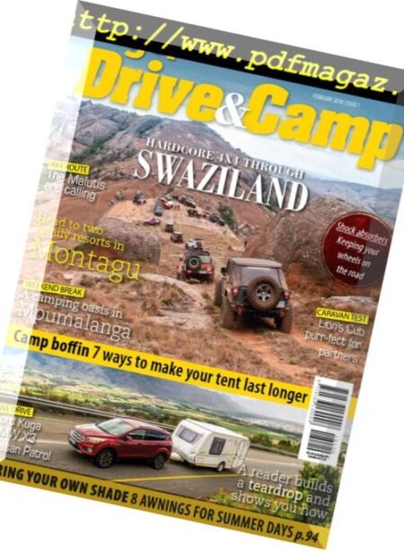 Go! Drive & Camp – February 2018 Cover