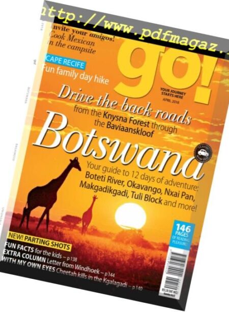 go! South Africa – April 2018 Cover