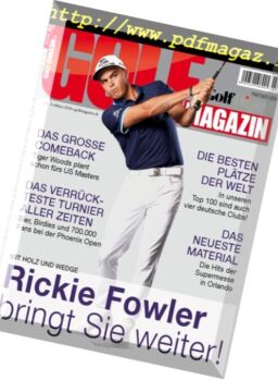 Golf Magazin – Marz 2018