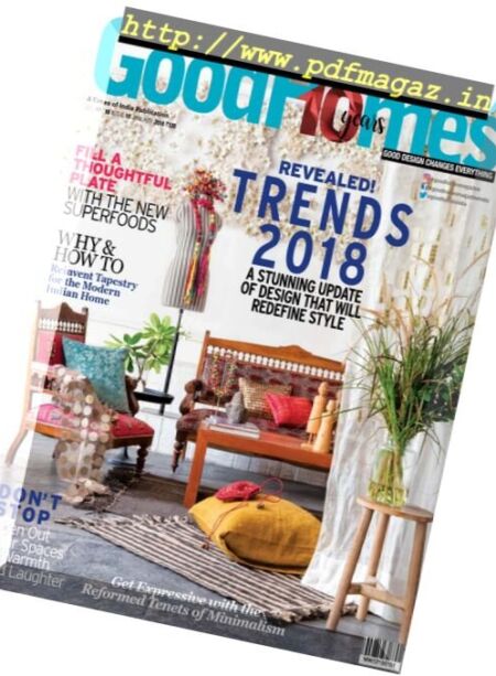 GoodHomes India – January 2018 Cover