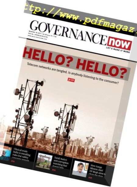 GovernanceNow – 15 November 2017 Cover
