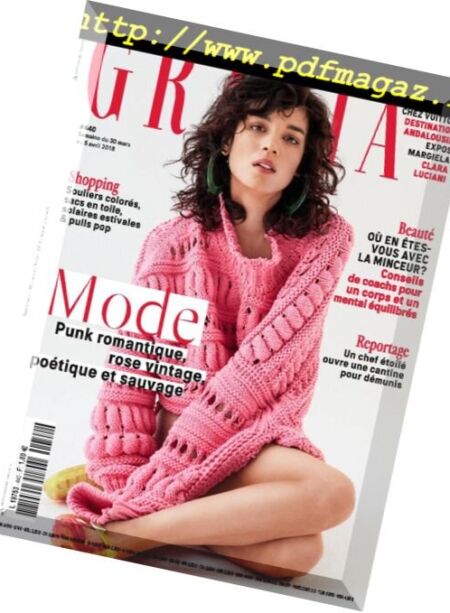 Grazia France – 30 mars 2018 Cover