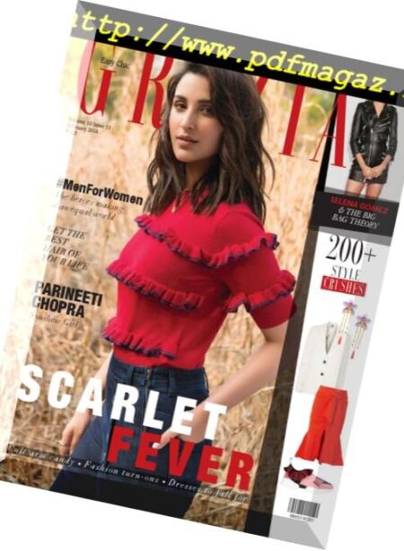 Grazia India – February 2018 Cover