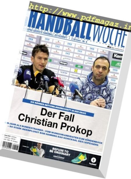 Handballwoche – 6 Februar 2018 Cover