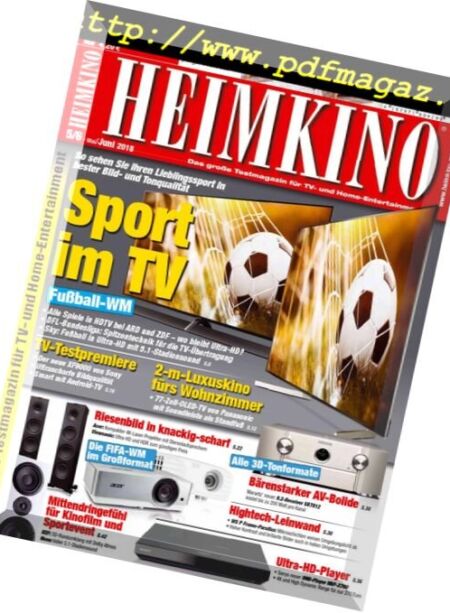 Heimkino – Mai-Juni 2018 Cover