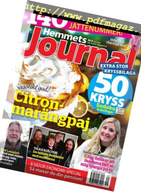Hemmets Journal – 22 februari 2018 Cover