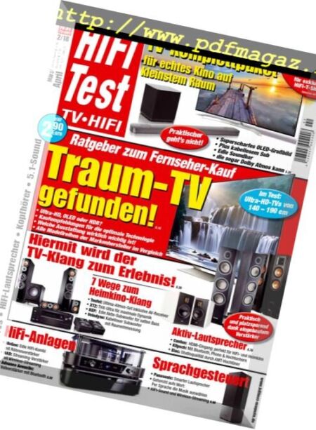 Hifi-Test Germany – Marz-April 2018 Cover