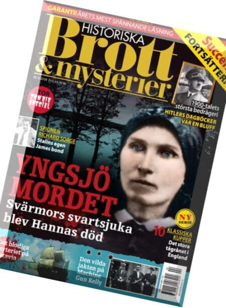 Historiska Brott & Mysterier – Nr.2, 2018 Cover