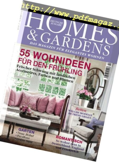 Homes & Gardens Germany – Marz-April 2018 Cover