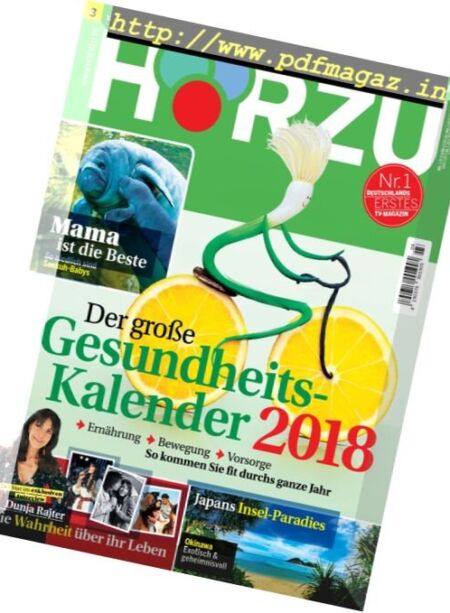Horzu – 12. Januar 2018 Cover