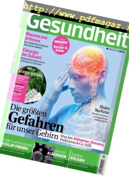Horzu Gesundheit – Februar-Marz 2018 Cover