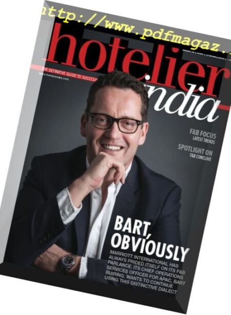 Hotelier India – February 2018 Cover