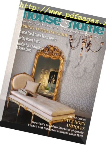 Houston House & Home – March 2018 Cover