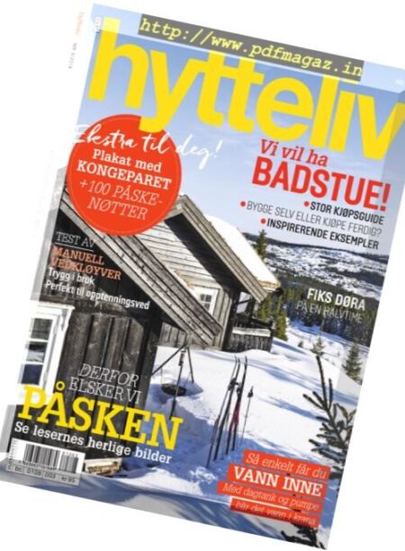 Hytteliv – mars 2018 Cover