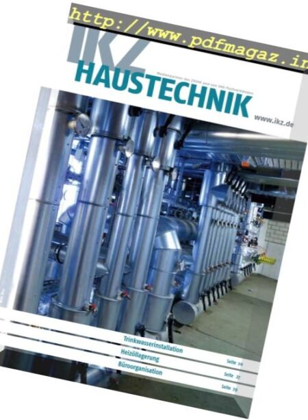IKZ Haustechnik – Januar 2018 Cover