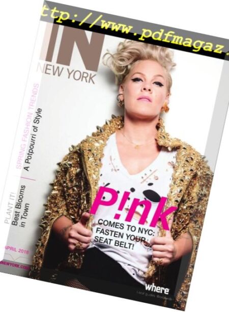 IN New York – April 2018 Cover
