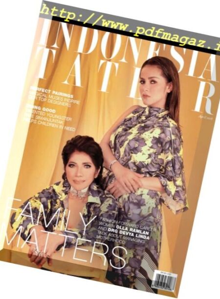 Indonesia Tatler – April 2018 Cover