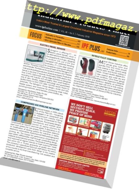 Industrial Products Finder – February 2018 Cover