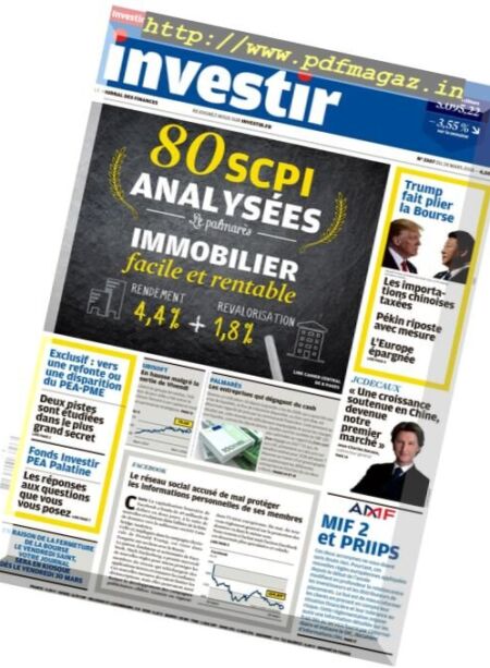 investir – 24 Mars 2018 Cover