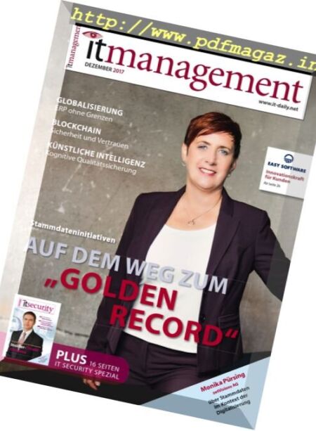 IT Management – Dezember 2017 Cover