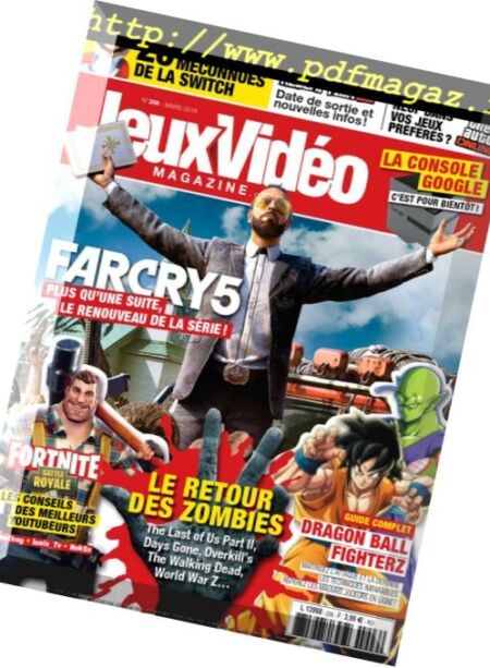 Jeux Video Magazine – mars 2018 Cover