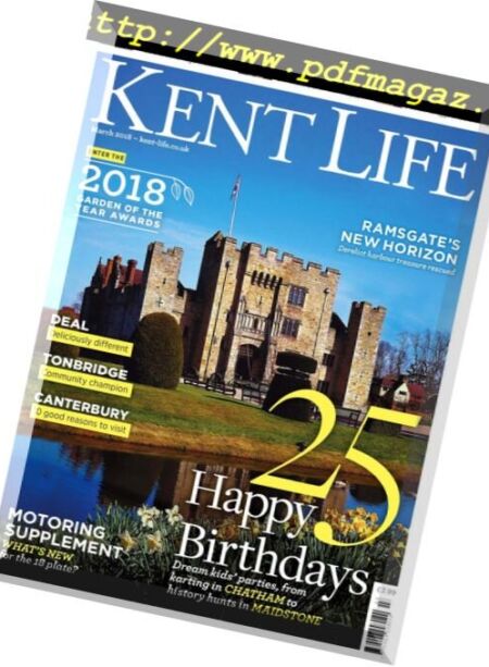Kent Life – March 2018 Cover