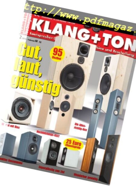 Klang & Ton – Februar-Marz 2018 Cover
