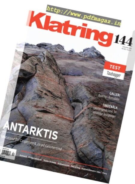 Klatring – april-mai 2018 Cover