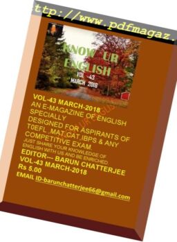 Know Ur English – March 2018